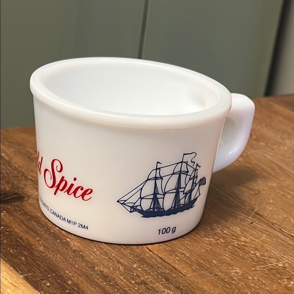 Vintage Old Spice Shaving Mug with Ship Design